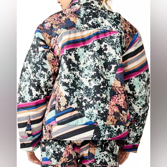 Free People FP Movement Bunny Slopes Printed Puffer Jacket - Picture 3 of 3